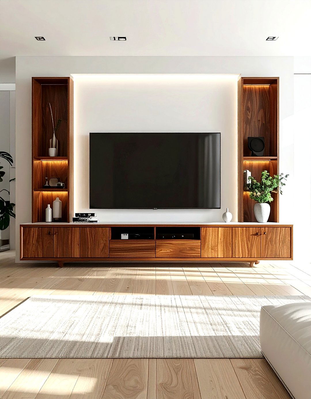 TV Media Console - 30 living room storage solutions