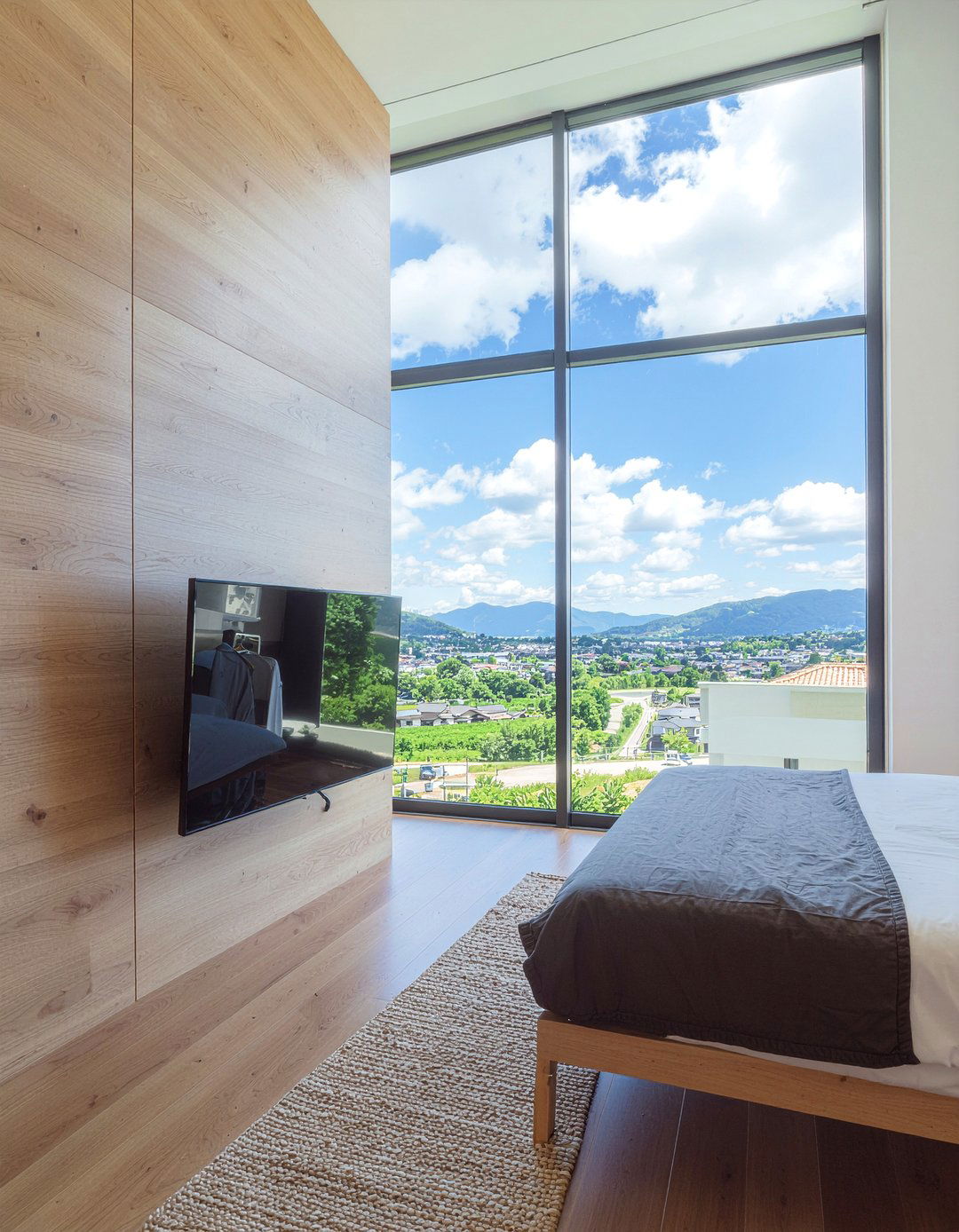 TV Wall Paneling - 30 bedroom tv ideas