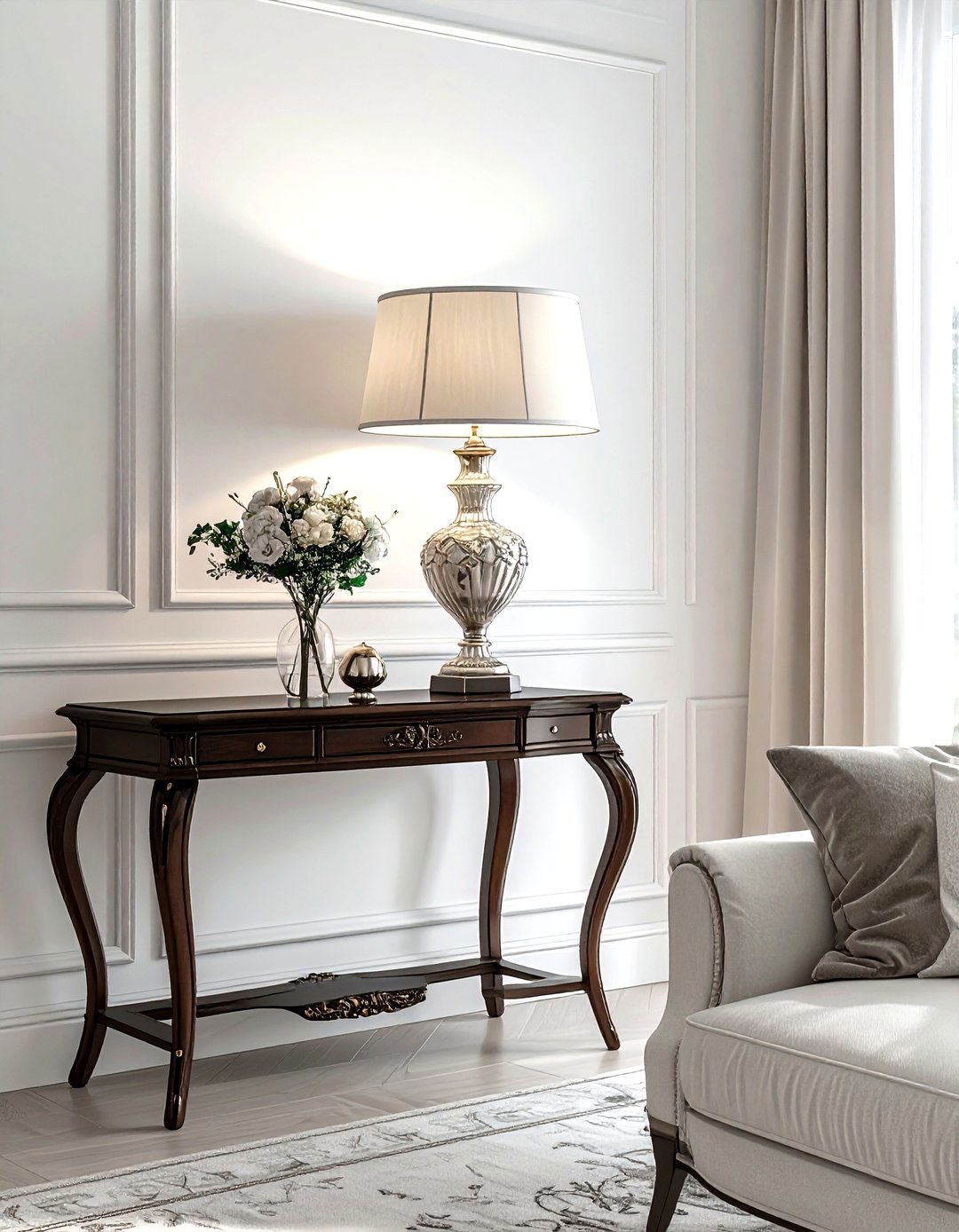 Table Lamp - 30 living room ambient lighting ideas