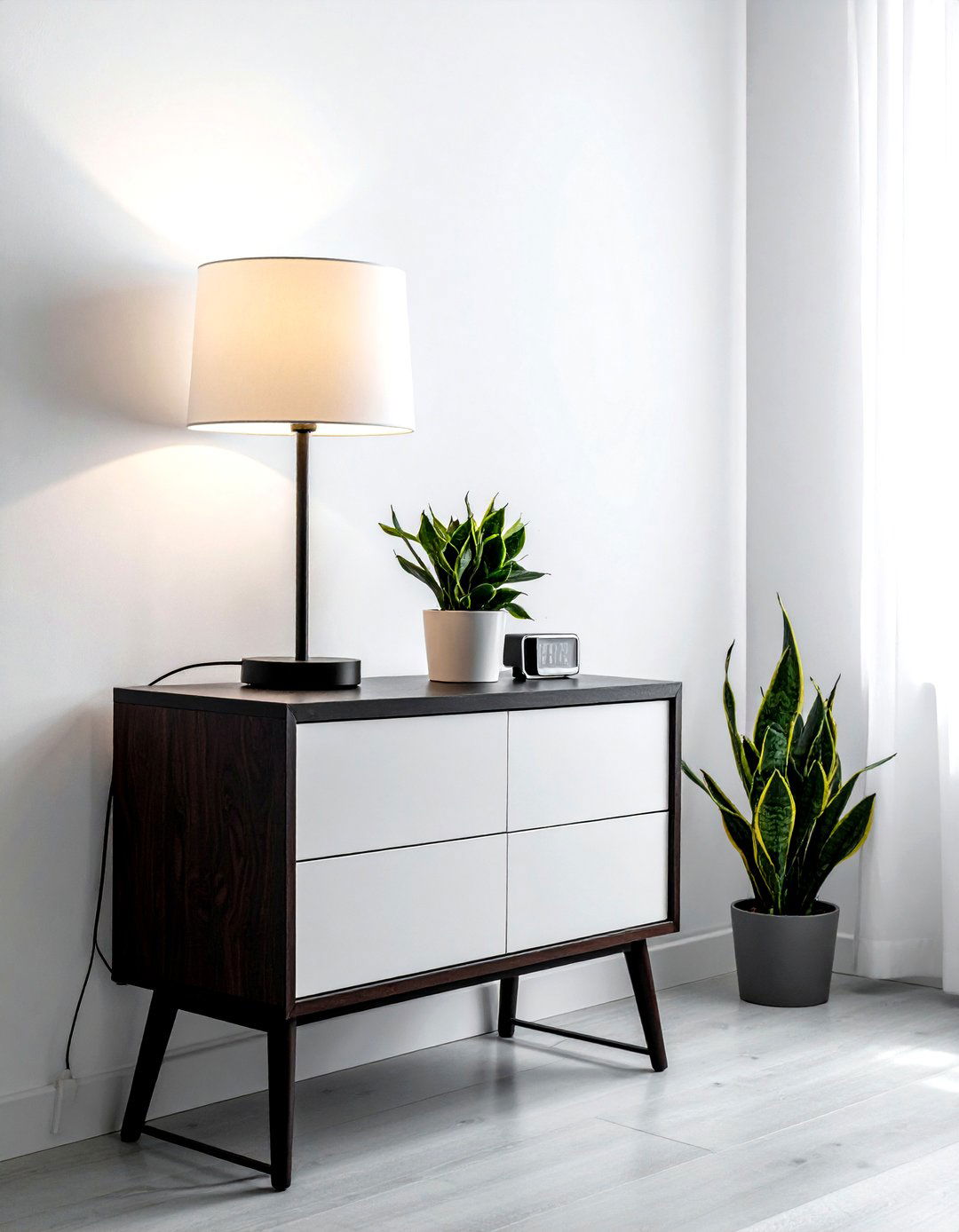 Table Lamp Placement - 30 dresser top styling ideas