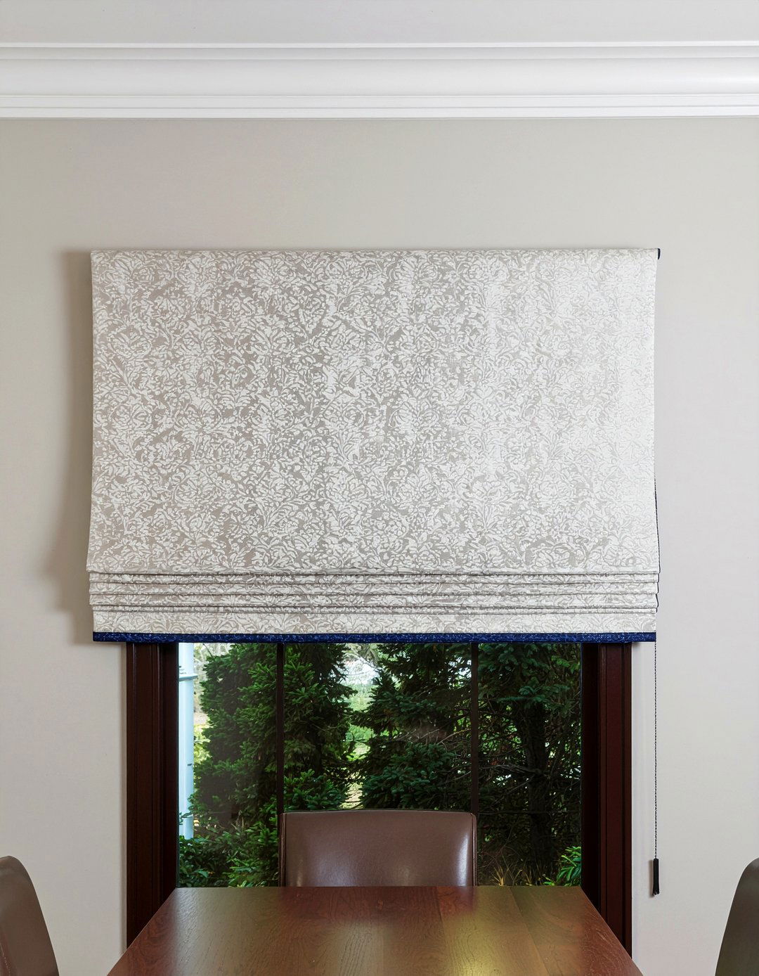 Tailored Box Pleat Valance - 30 dining room valance ideas