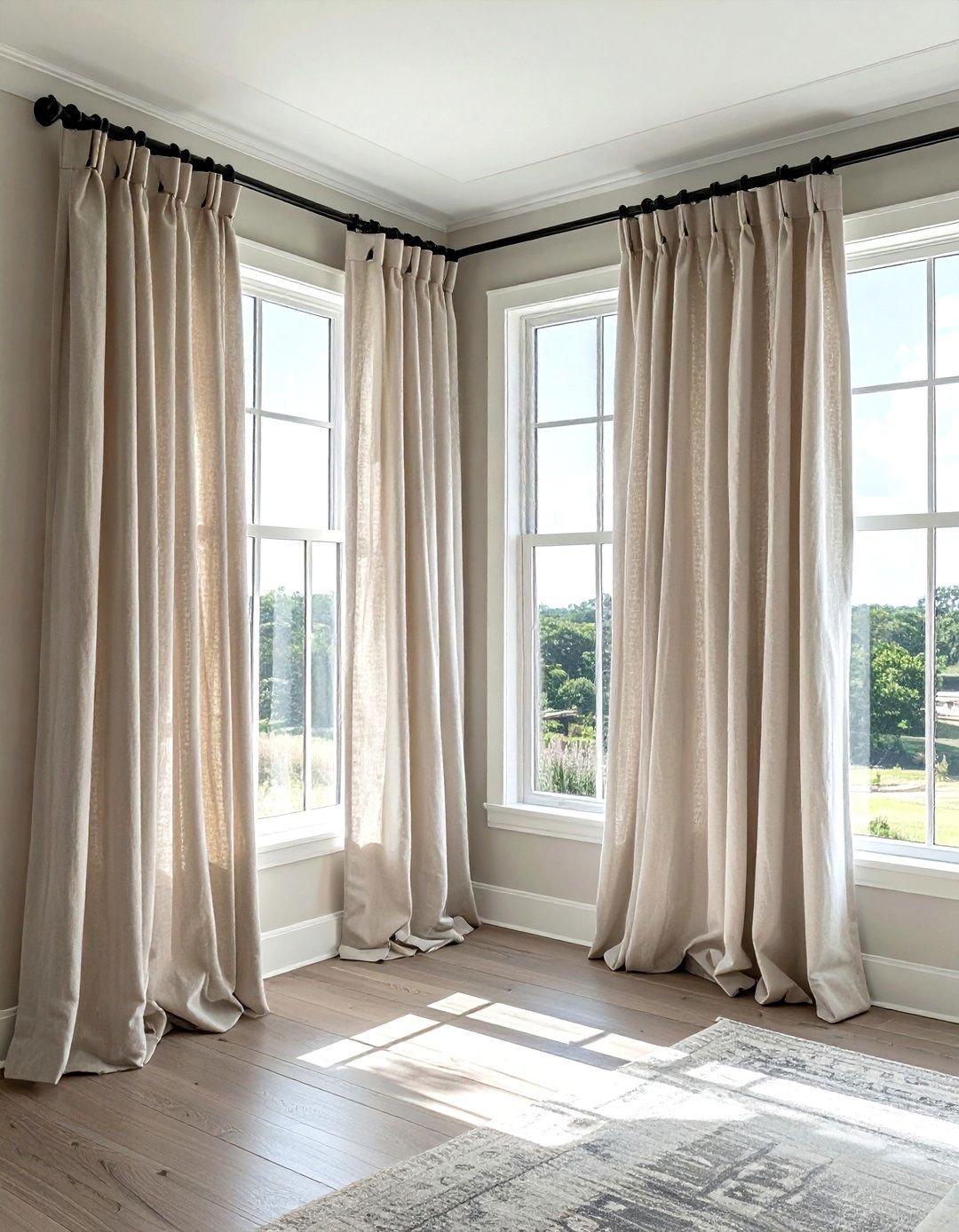 Tailored Window Curtains - 30 custom decor ideas
