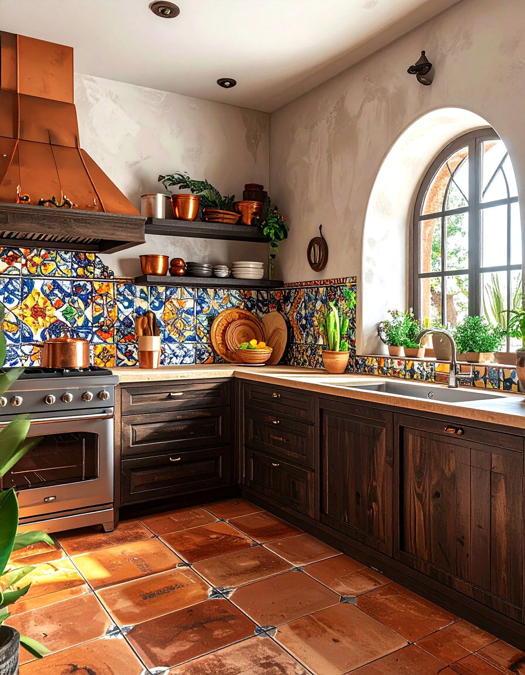 Talavera Tile Backsplash - 30 Santa Fe kitchen ideas