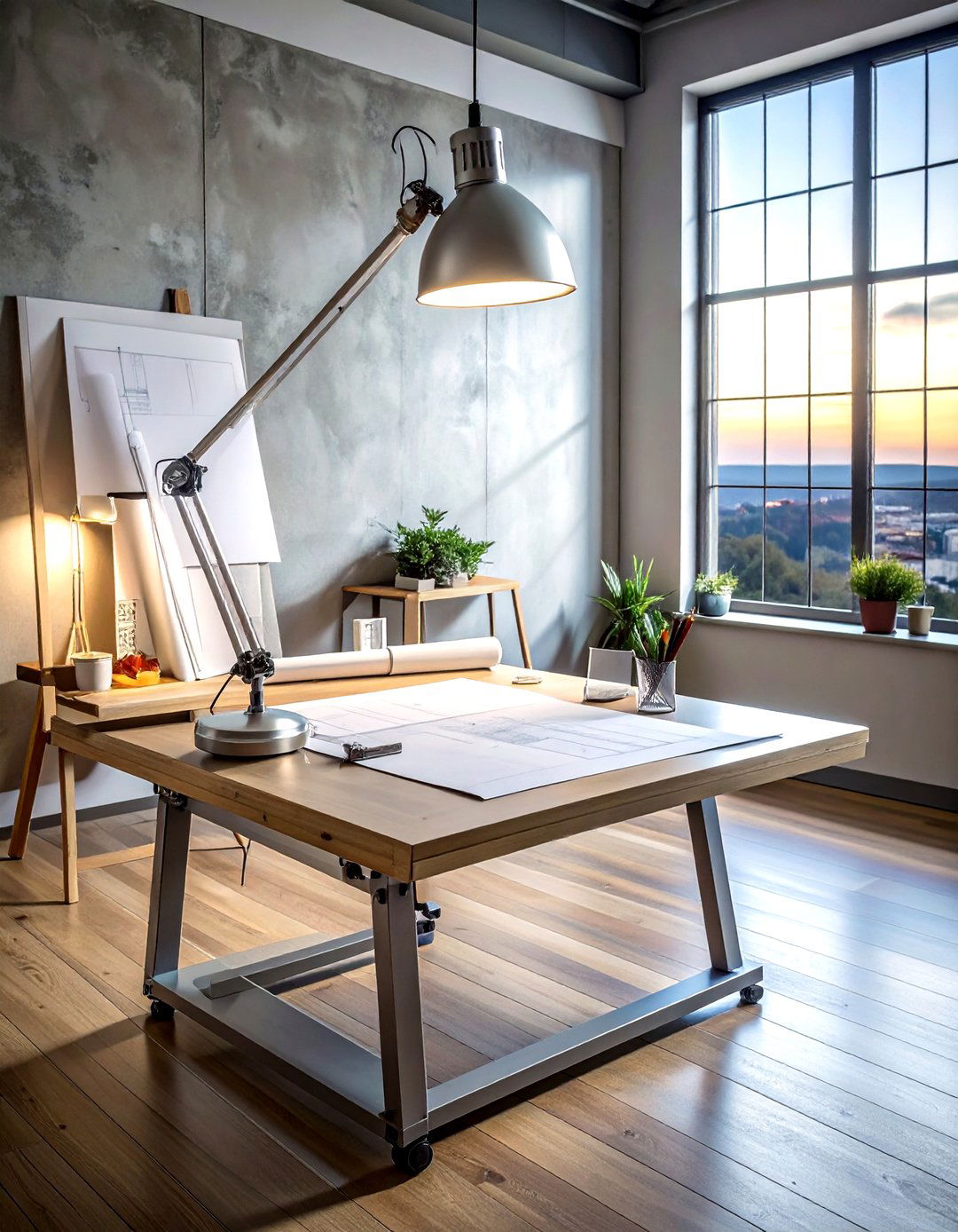 Tall Architect Lamp - 30 desk lamp ideas