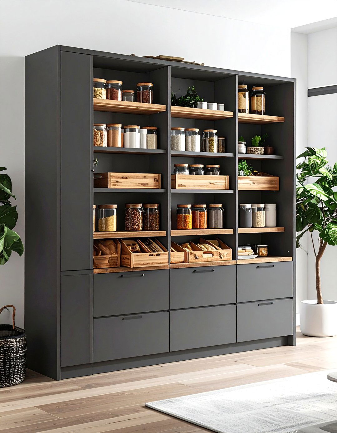 Tall Cabinet With Internal Drawers - 30 tall cabinet kitchen ideas