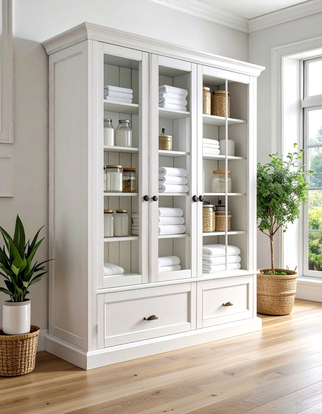 Tall Cabinet - 30 bathroom furniture settings