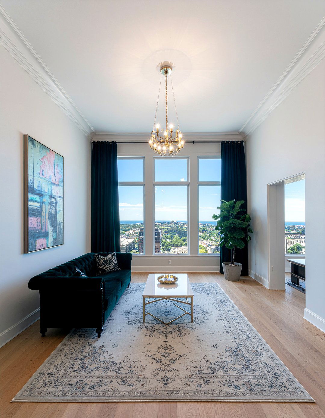 Tall Ceiling Decor - 30 townhouse living room ideas