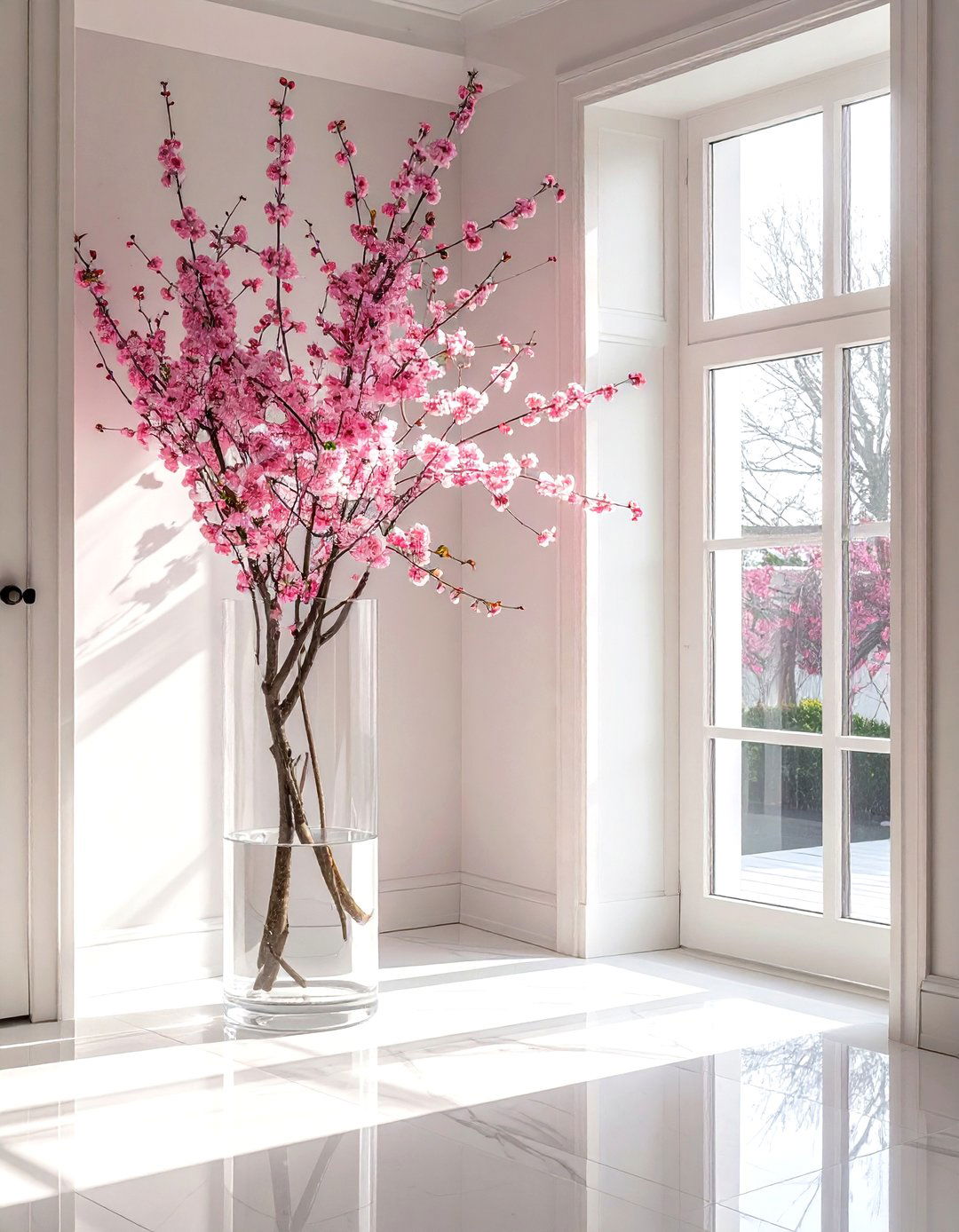 Tall Cylinder Vase - 30 decorative vase ideas