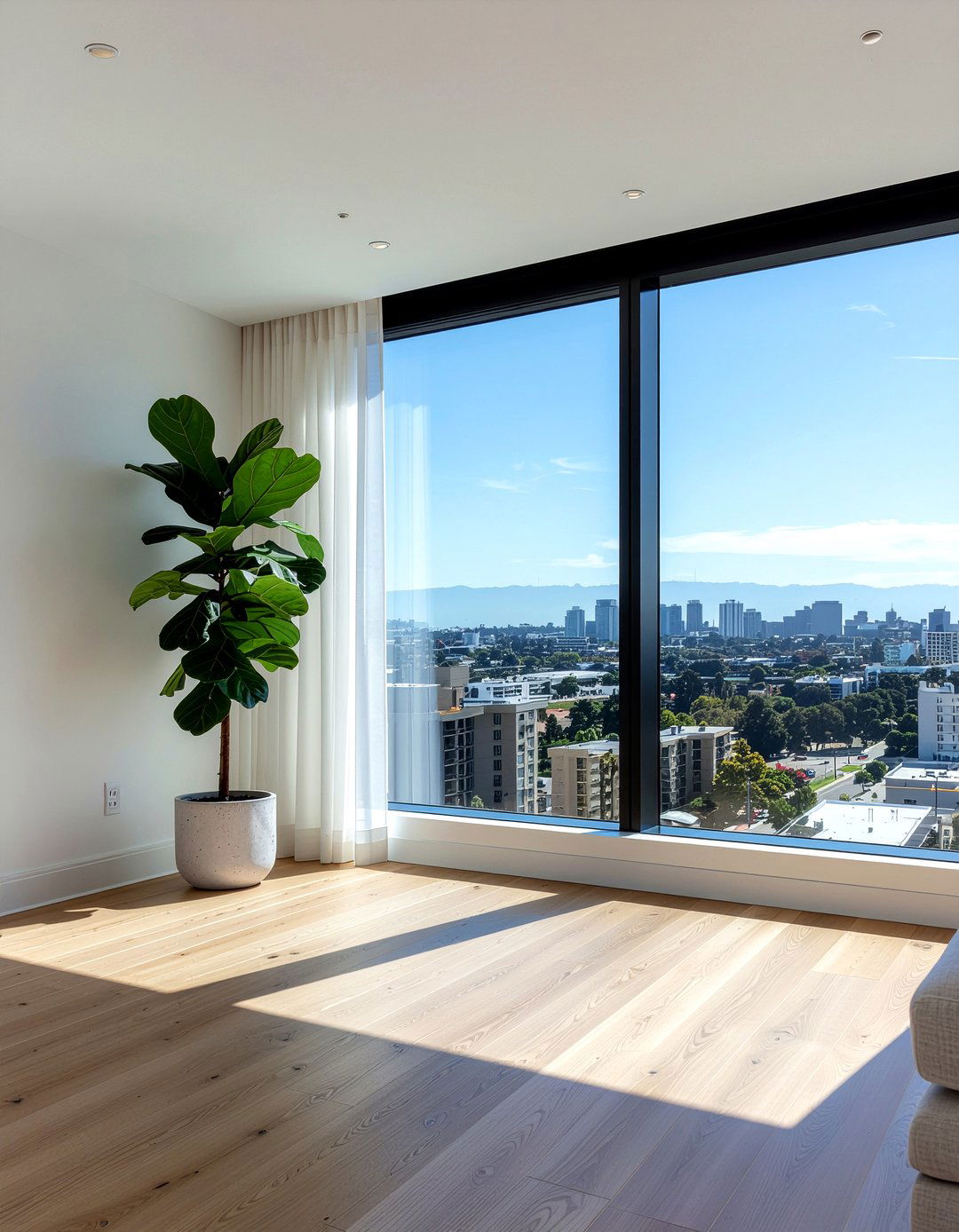 Tall Fiddle Leaf Fig Near Window - 30 fiddle leaf fig ideas