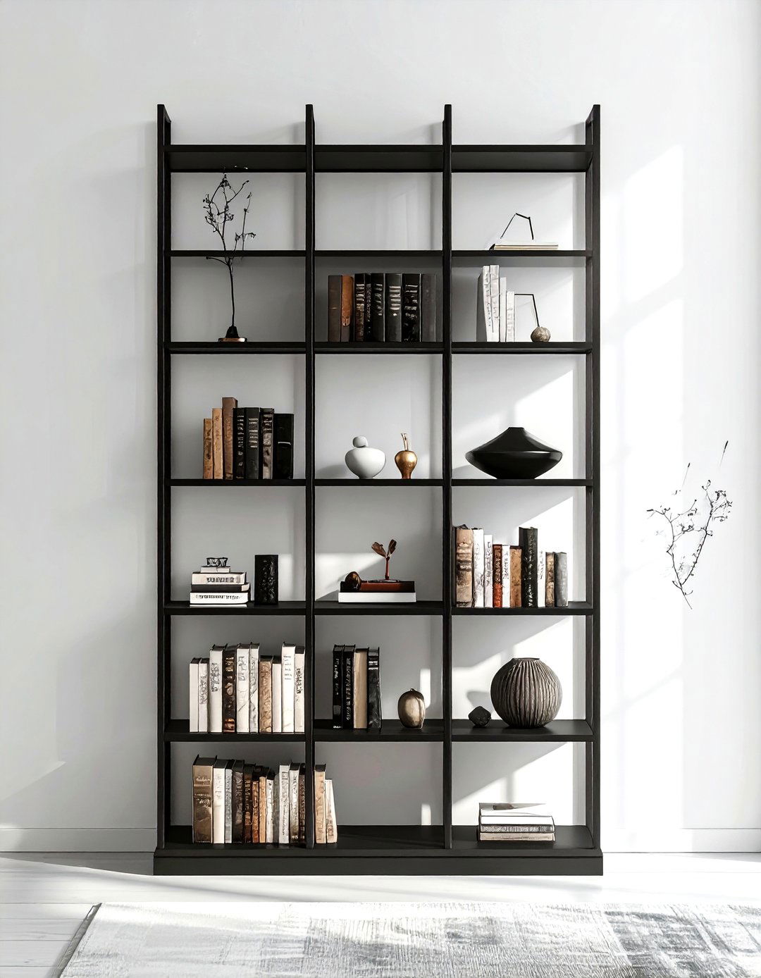 Tall Narrow Bookcase - 30 living room storage solutions