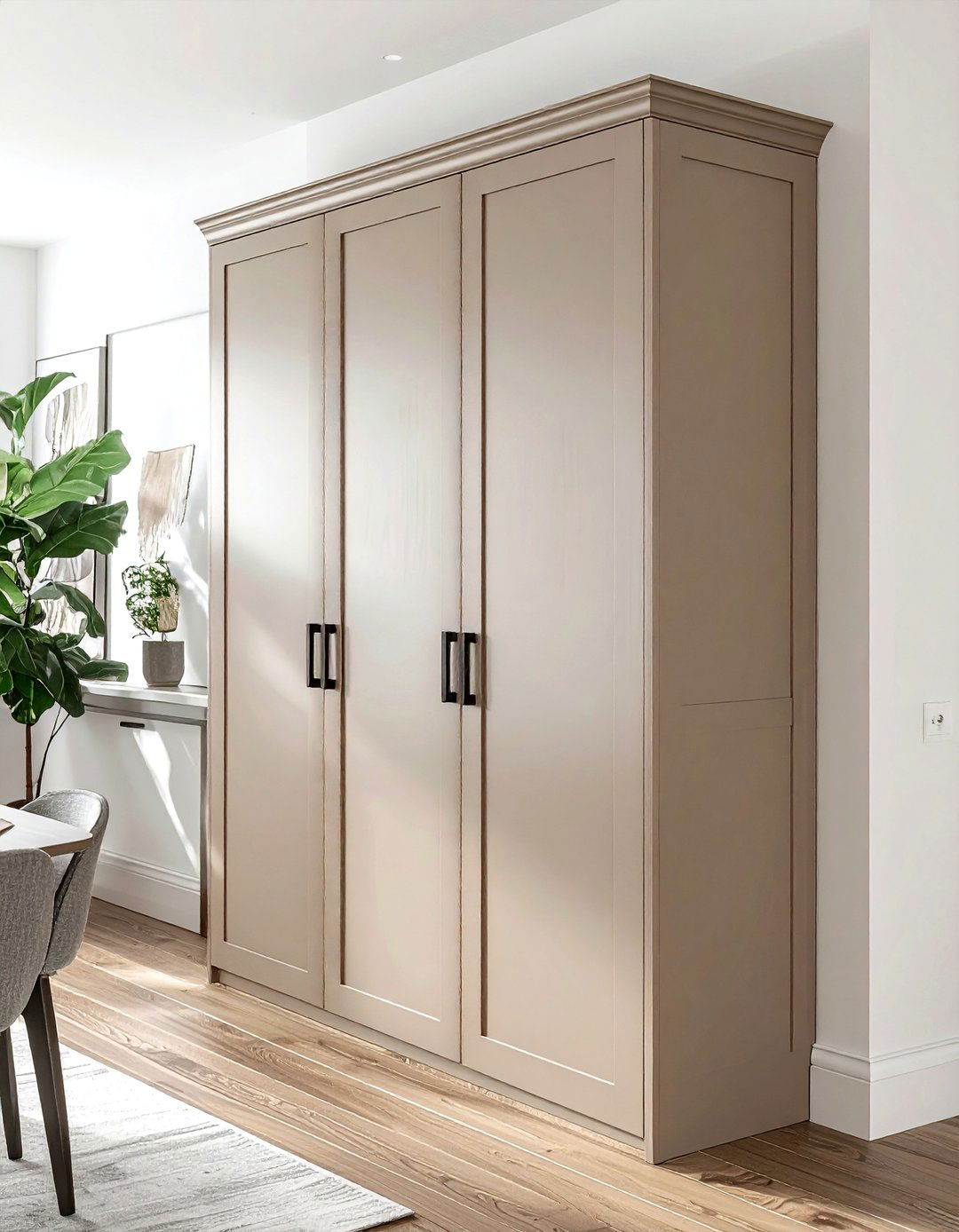 Tall Pantry Cabinet - 30 dining room creative storage ideas