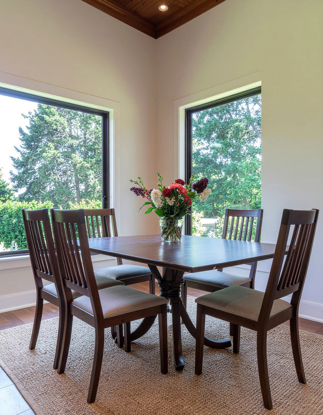 Tall Slatted Back Chairs - 30 prairie dining room ideas