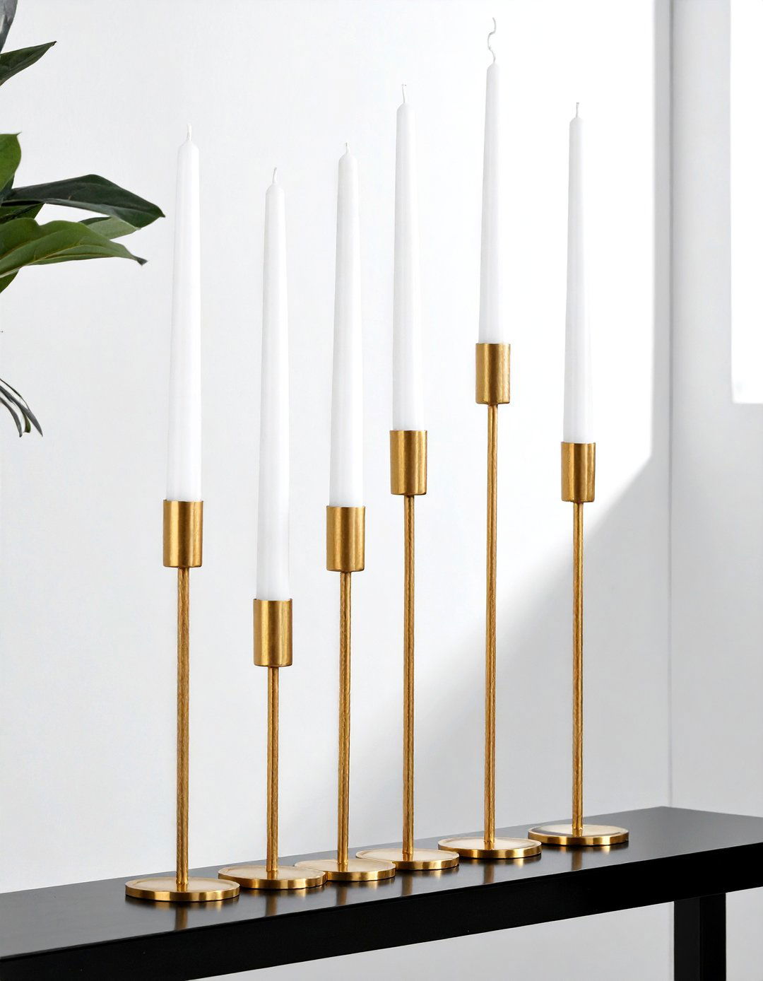 Tall Taper Candle Holders - 30 living room candle ideas