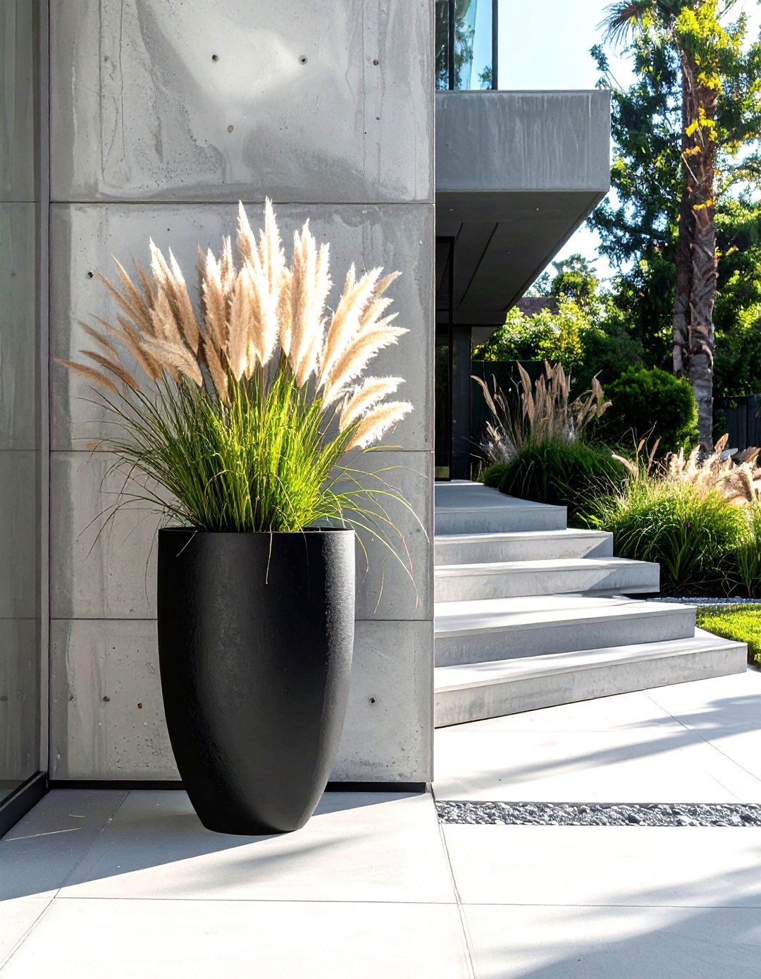 Tall Tapered Outdoor Pot - 30 decorative planter ideas