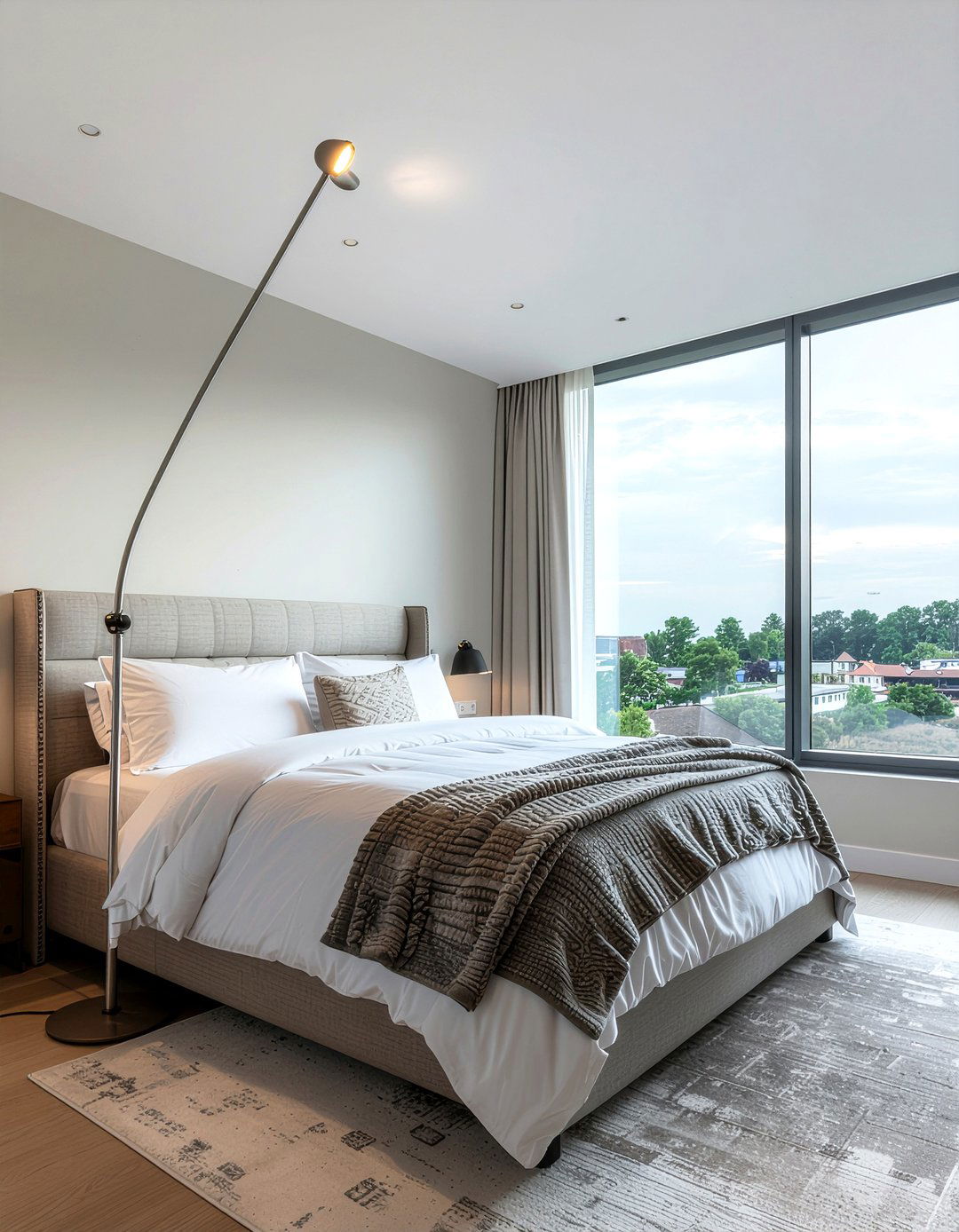 Tall Task Floor Lamp - 30 bedroom task lighting ideas