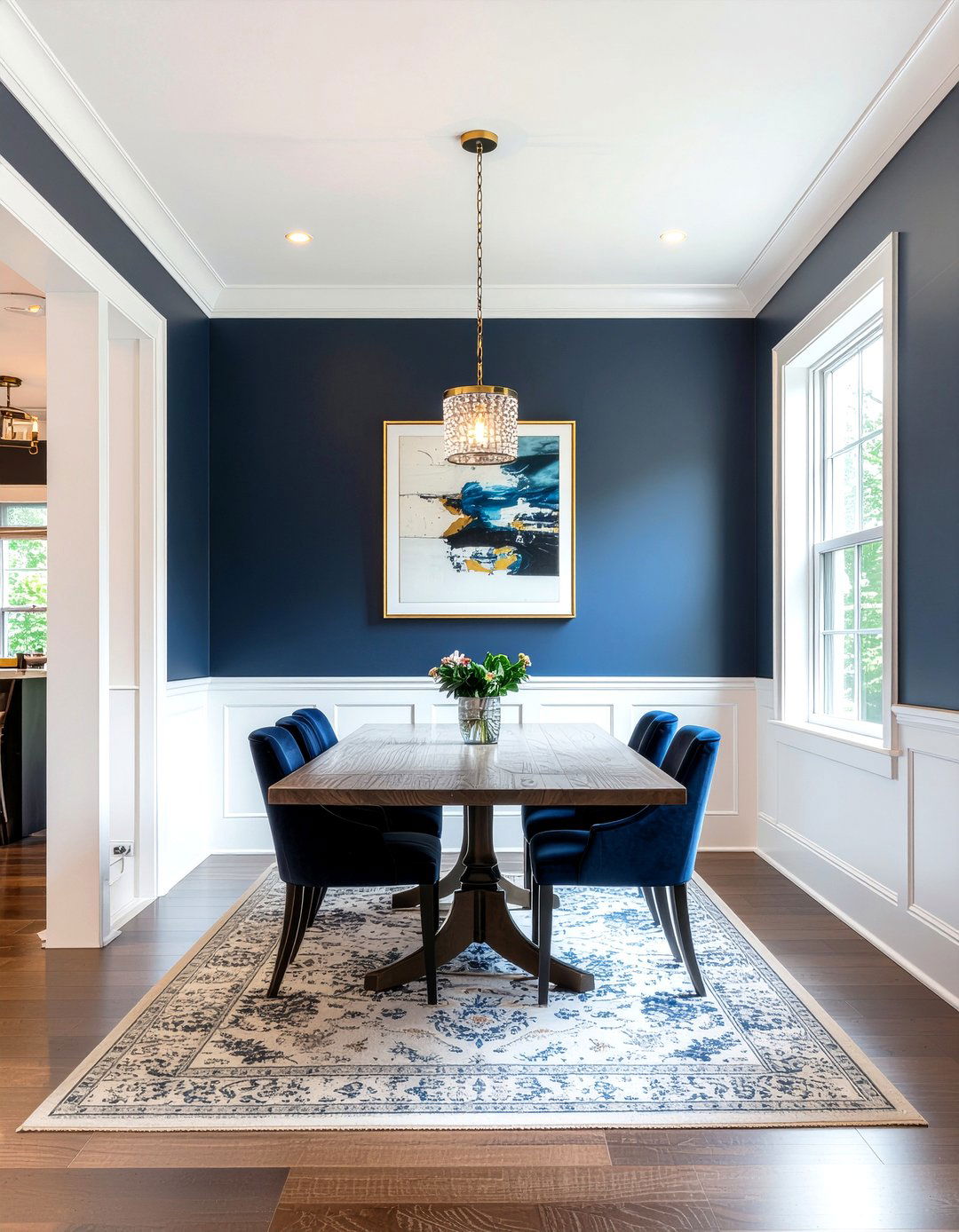 Tall Wainscoting - 30 dining room wainscoting ideas