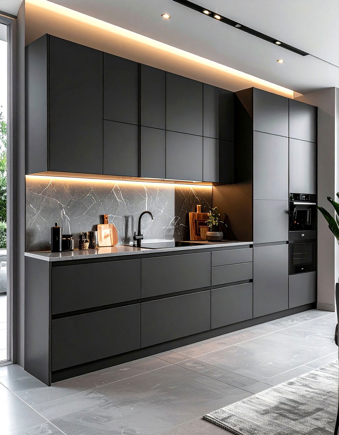 Tall kitchen cabinet - 30 kitchen furniture settings