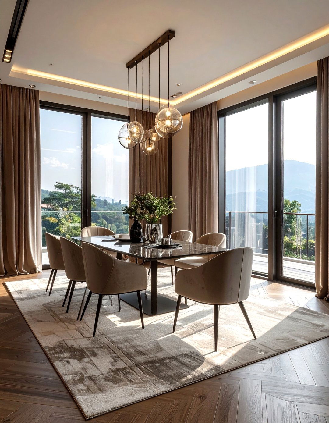 Tall window dining room - 30 palatial dining room ideas