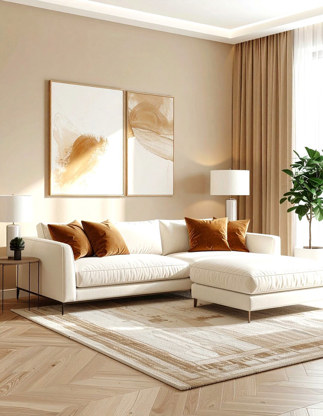Tan And Cream Living Room - 30 warm tan living room ideas