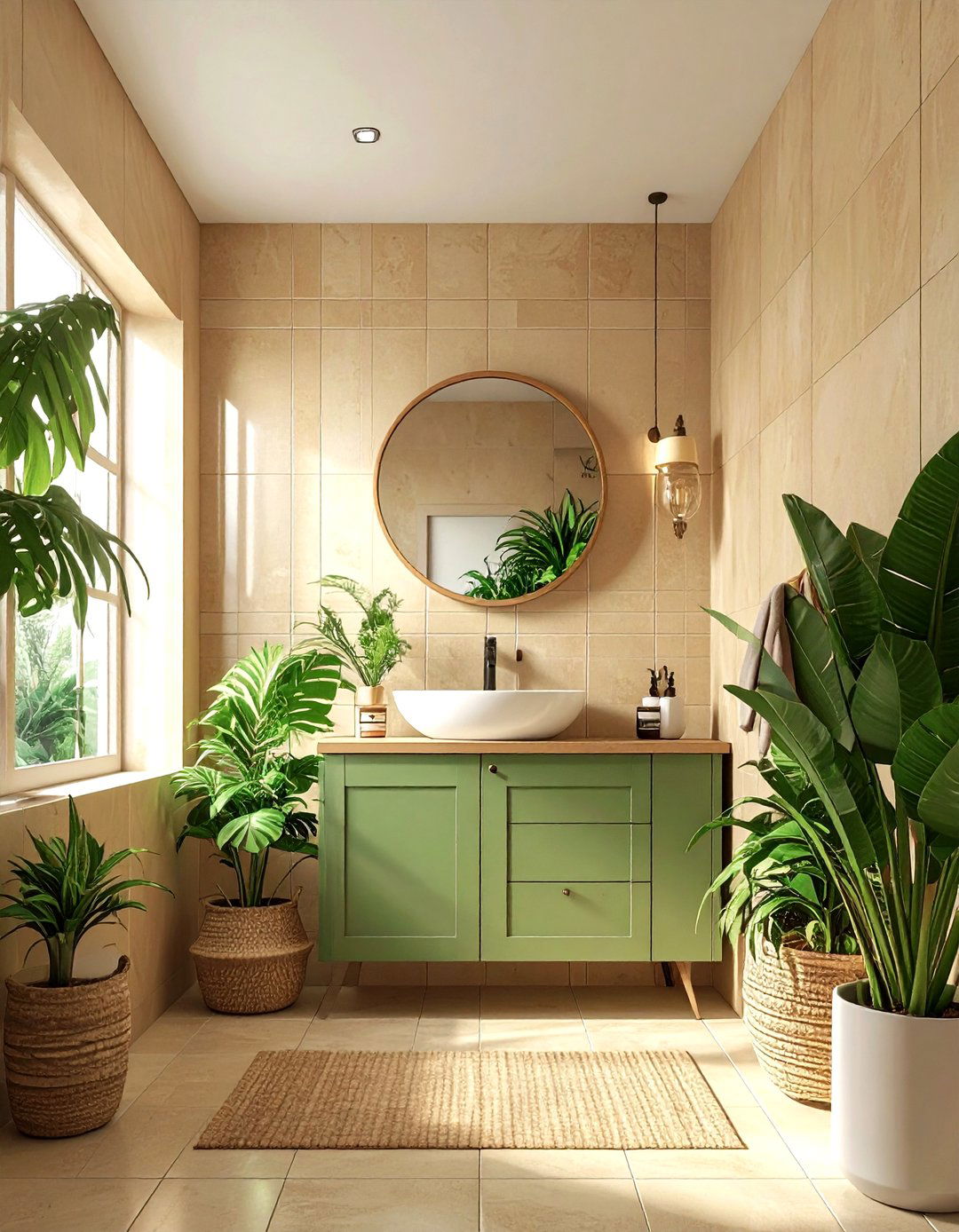 Tan And Green Bathroom - 30 tan bathroom ideas