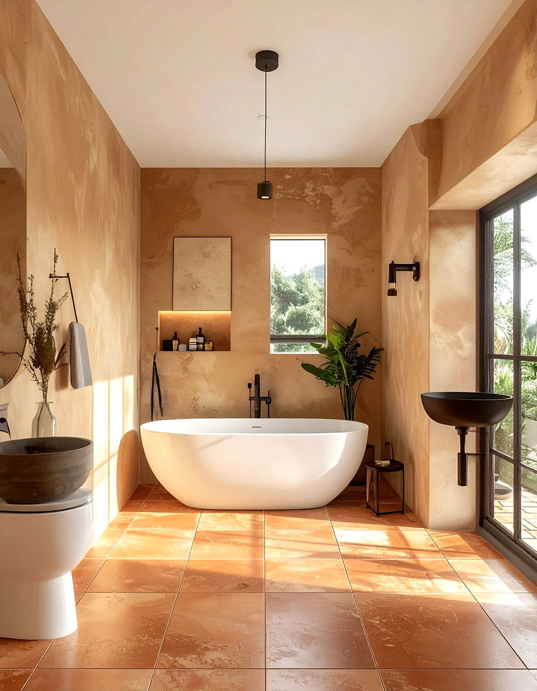 Tan And Terracotta Bathroom - 30 tan bathroom ideas
