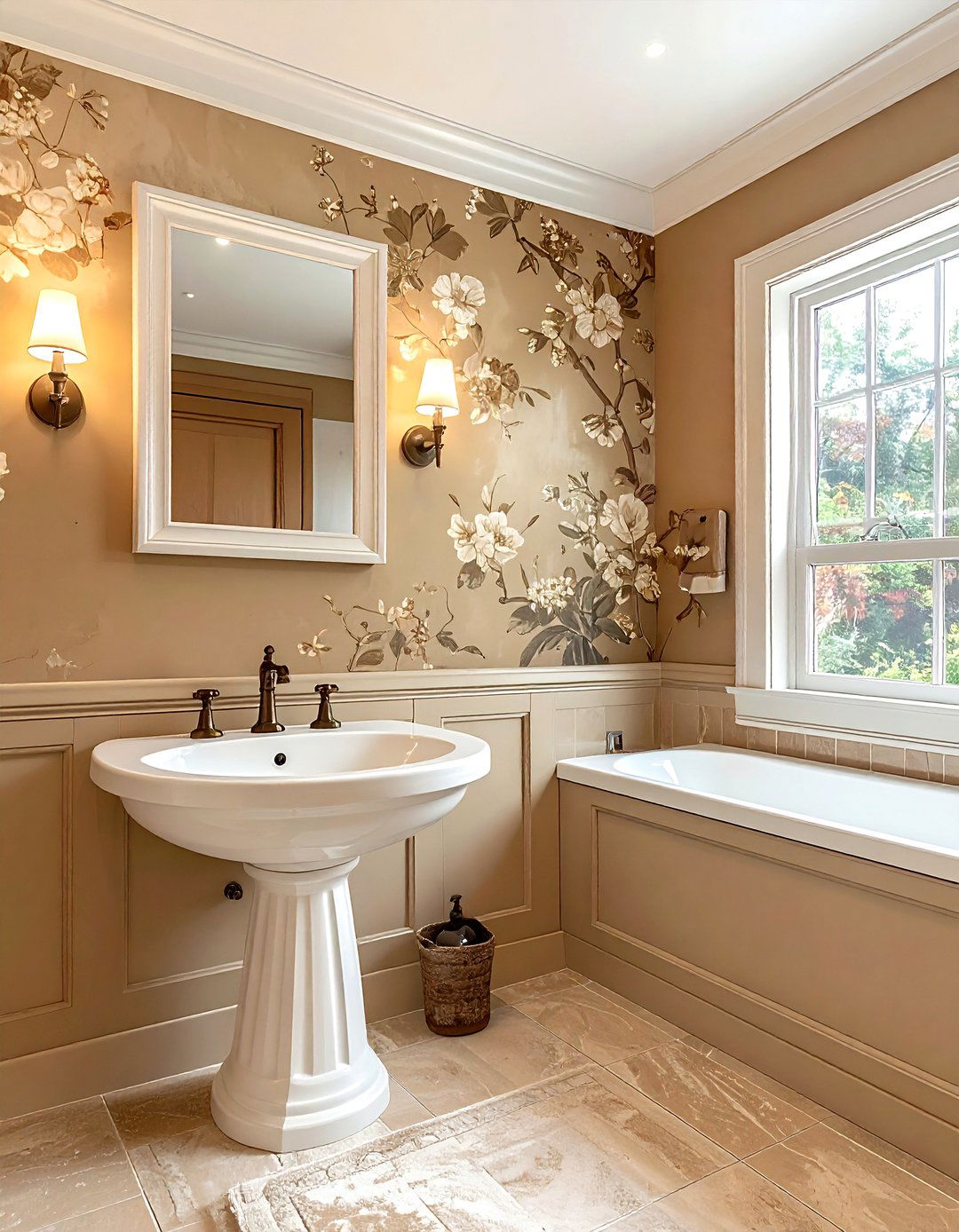 30 Inspiring Tan Bathroom Ideas for a Warm and Soothing Spa