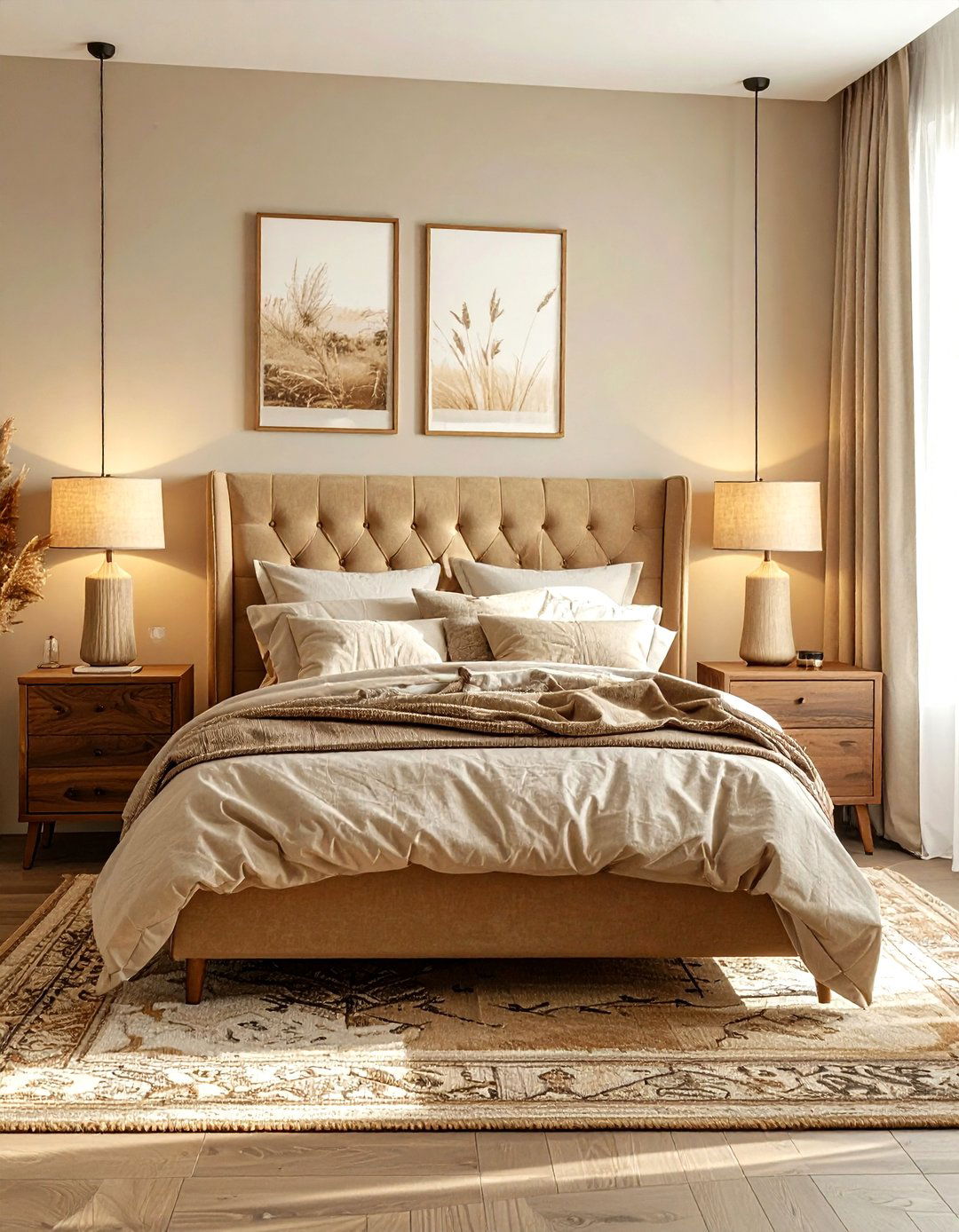 Tan Bedroom - 30 tan decor ideas