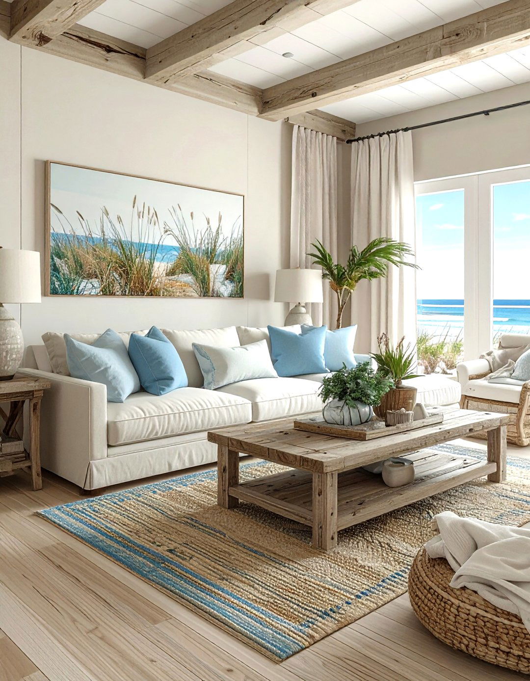 Tan Coastal Living Room - 30 warm tan living room ideas