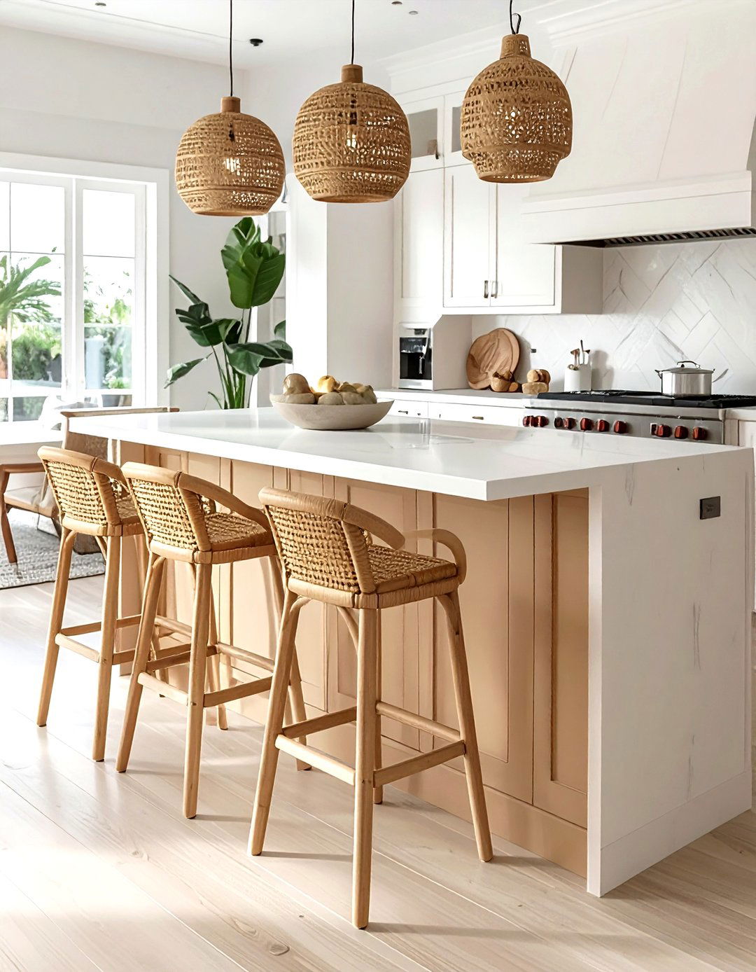 Tan Kitchen Bar Stools - 30 warm tan kitchen ideas