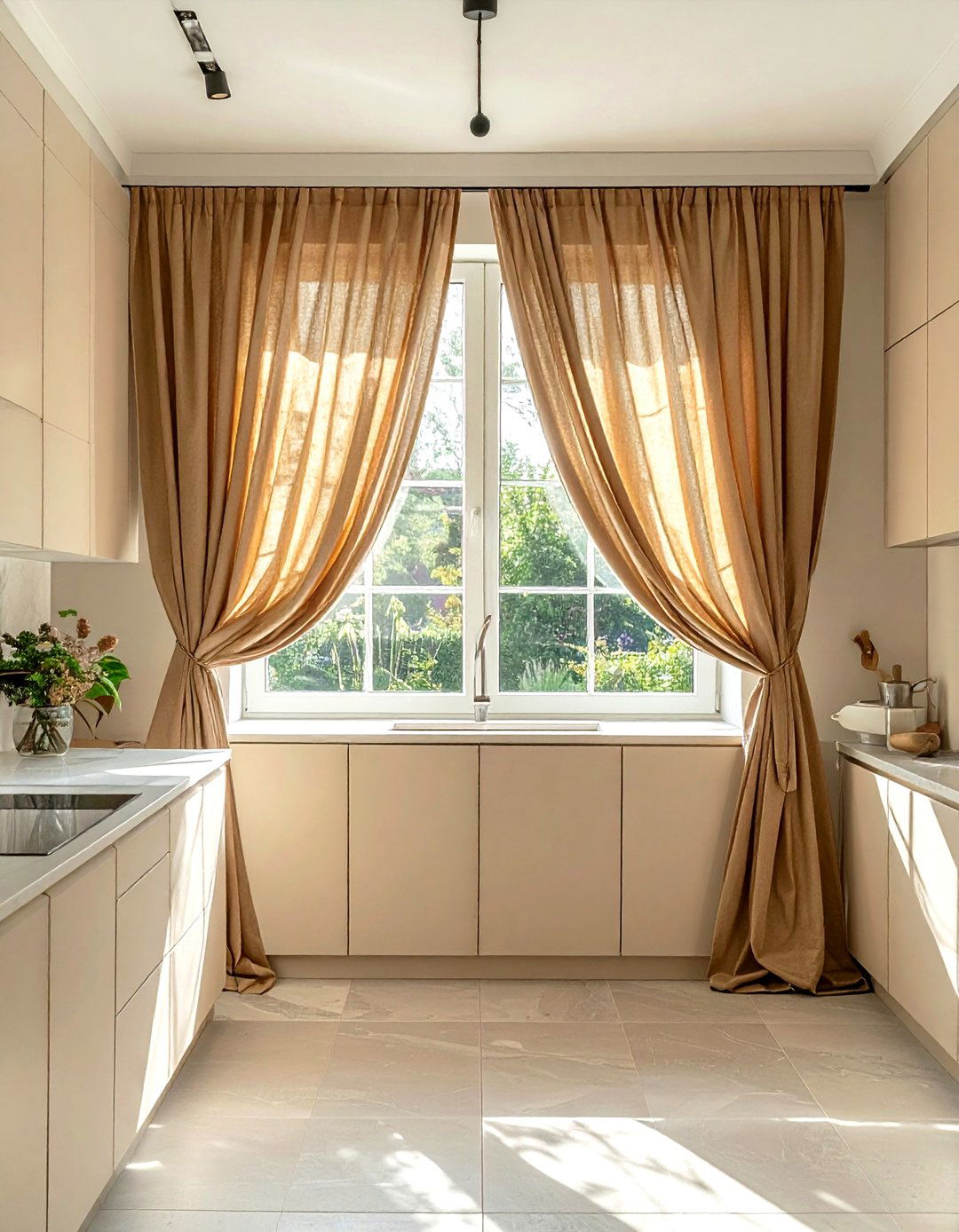 Tan Kitchen Curtains - 30 tan kitchen ideas