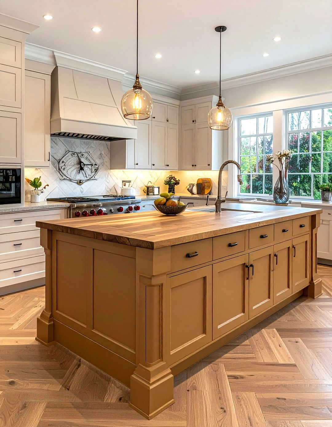 Tan Kitchen Island - 30 tan kitchen ideas