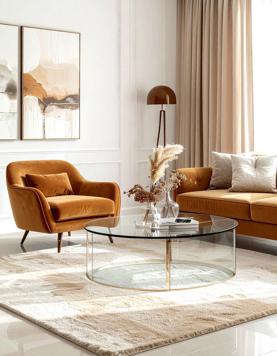 Tan Suede Living Room - 30 warm tan living room ideas