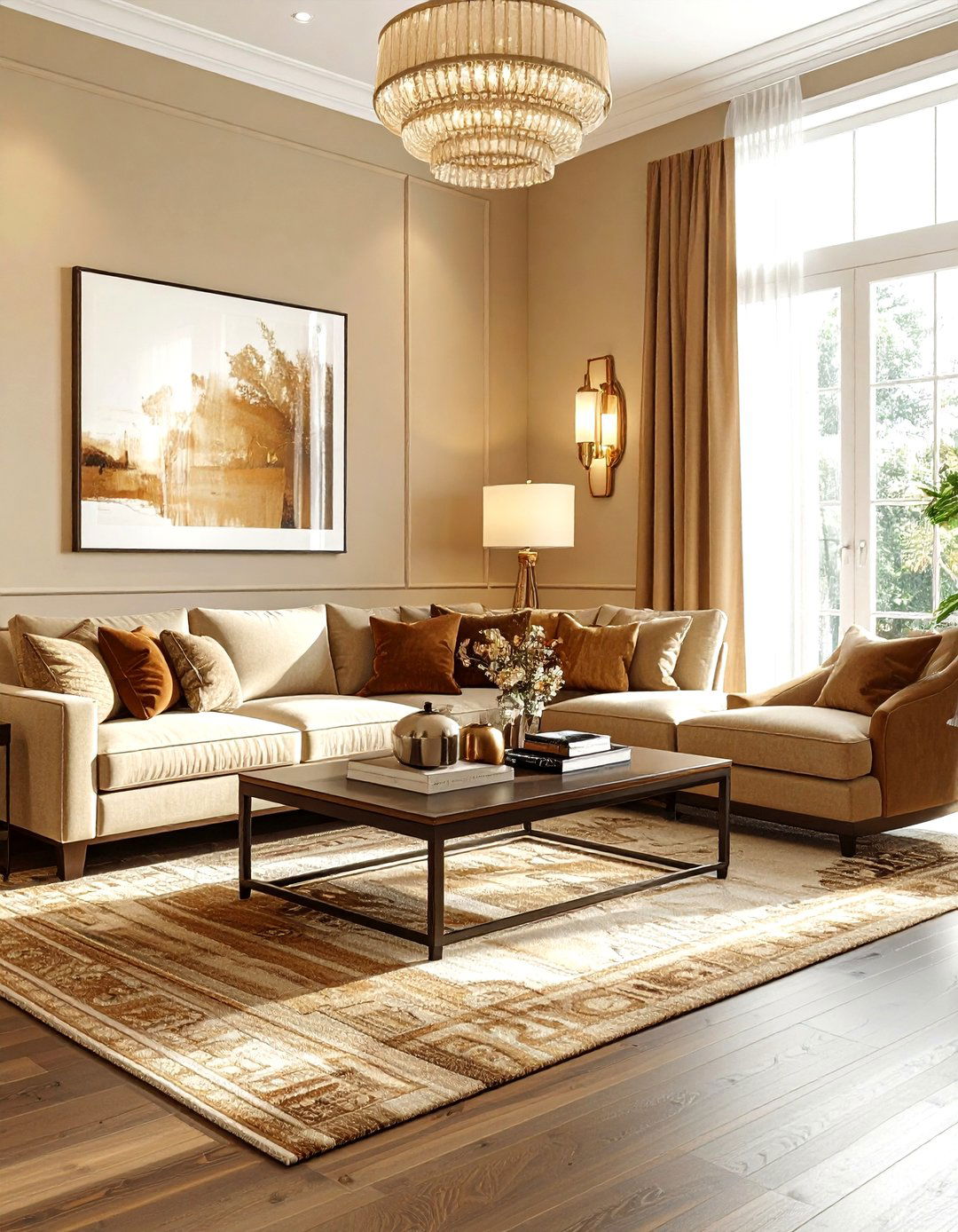 30 Sophisticated Warm Tan Living Room Ideas to Try