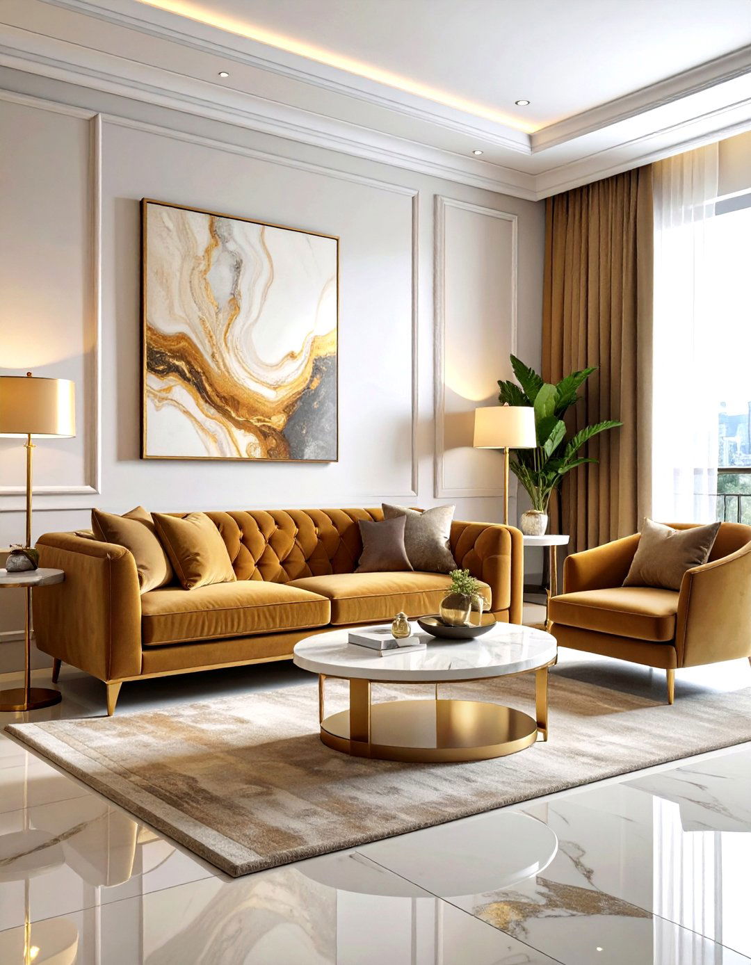 Tan Velvet Sofa Living Room - 30 warm tan living room ideas