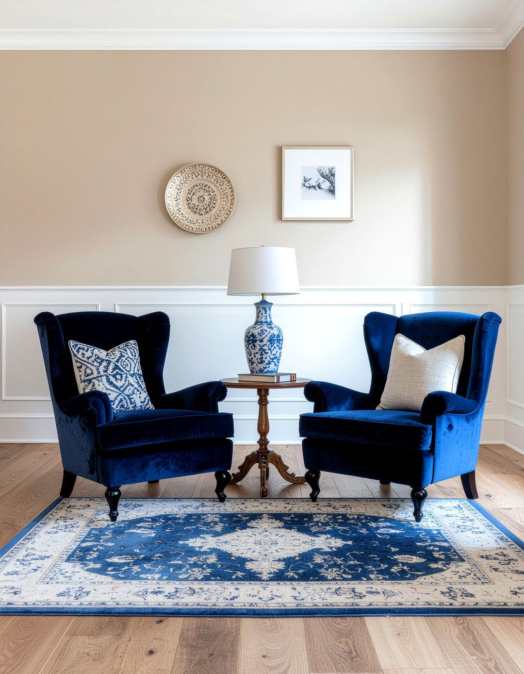 Tan and blue living room - 30 tan living room ideas