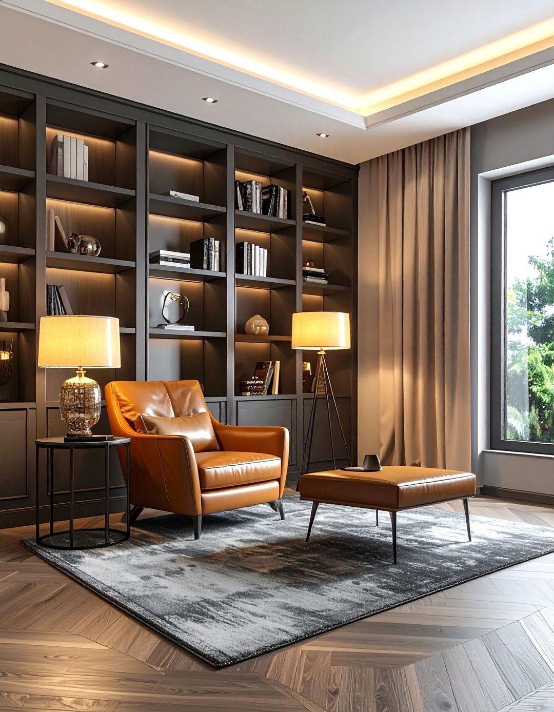 Tan and charcoal living room - 30 tan living room color schemes