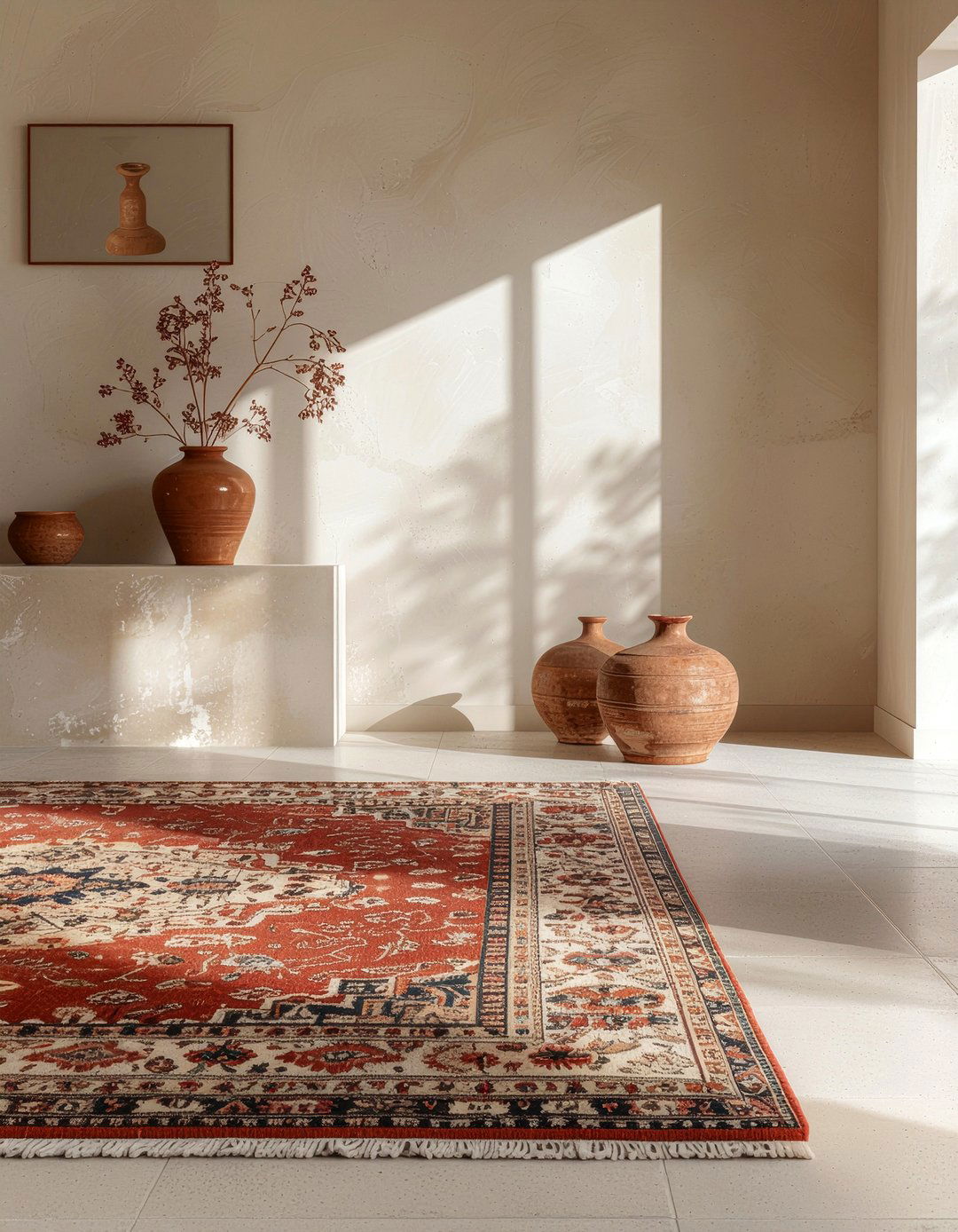 Tan and terracotta living room - 30 tan living room ideas