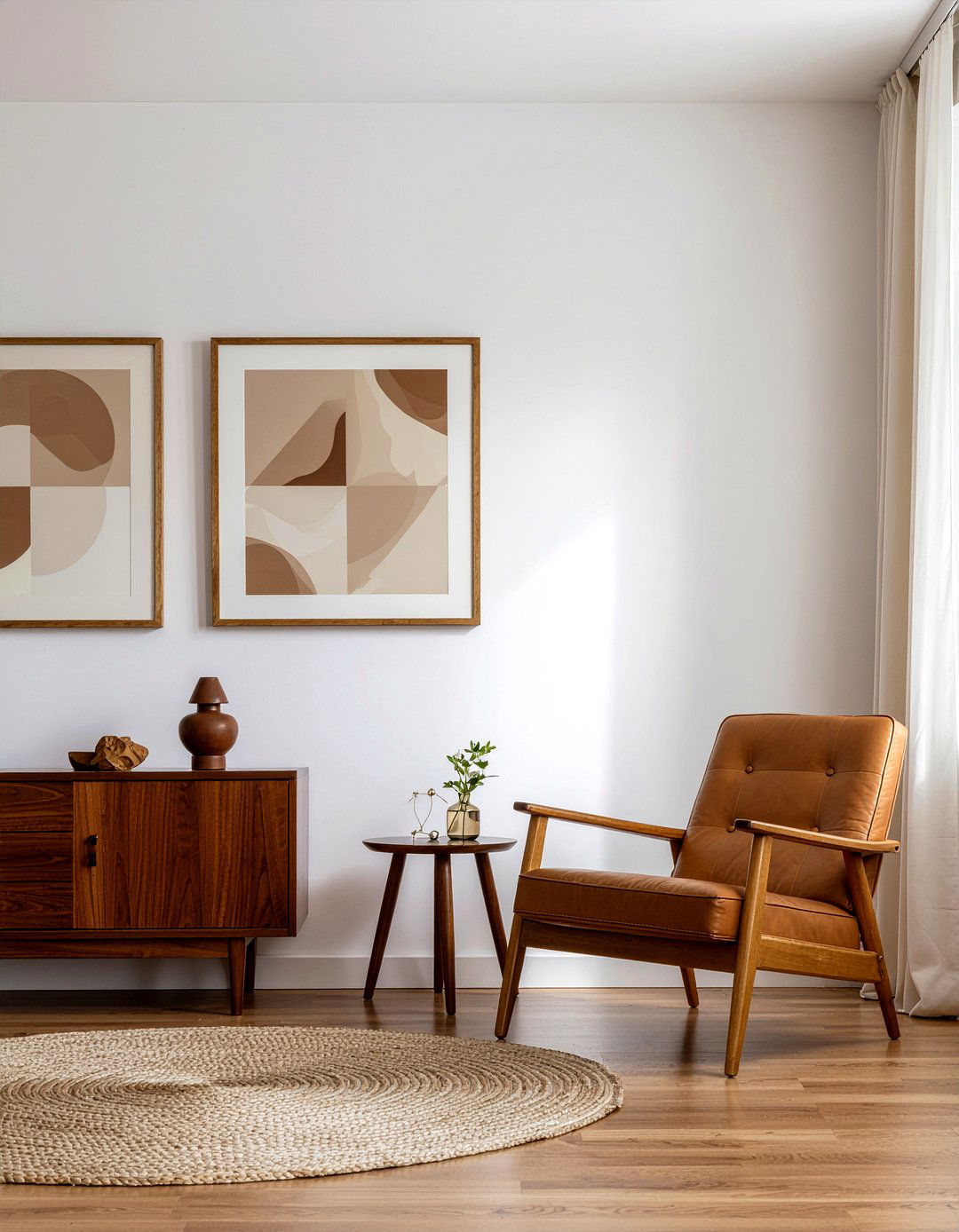 Tan mid century modern living room - 30 tan living room ideas