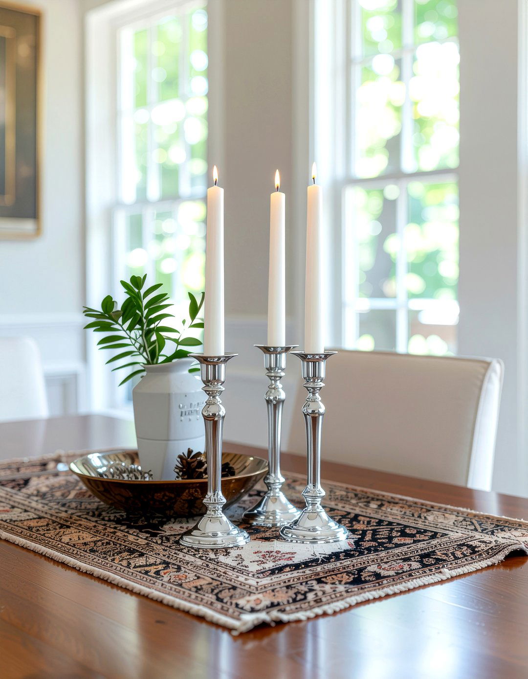 Taper Candle Holder - 30 dining room timeless element ideas