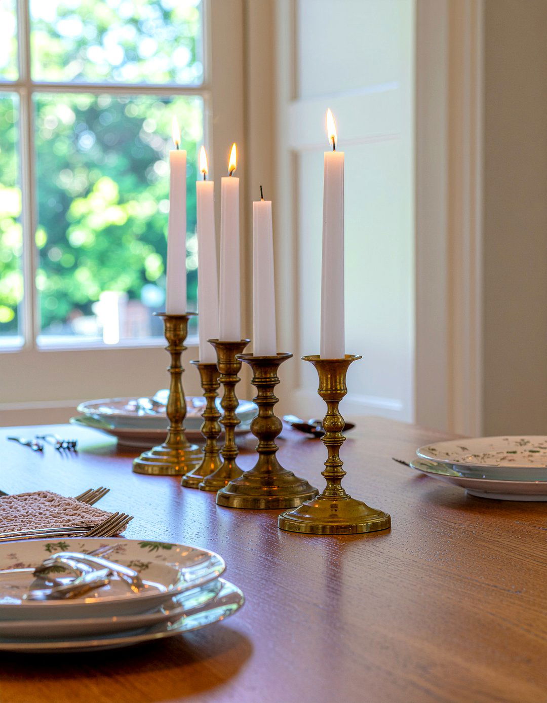 Taper Candle Holders - 30 French country dining room ideas