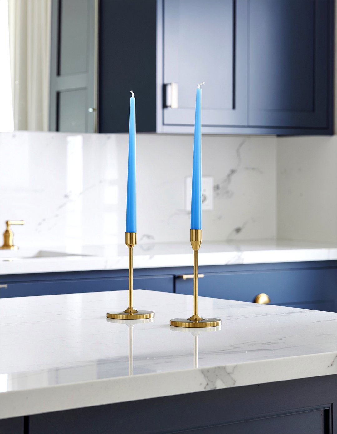 Taper Candles Holders - 30 bathroom candle ideas