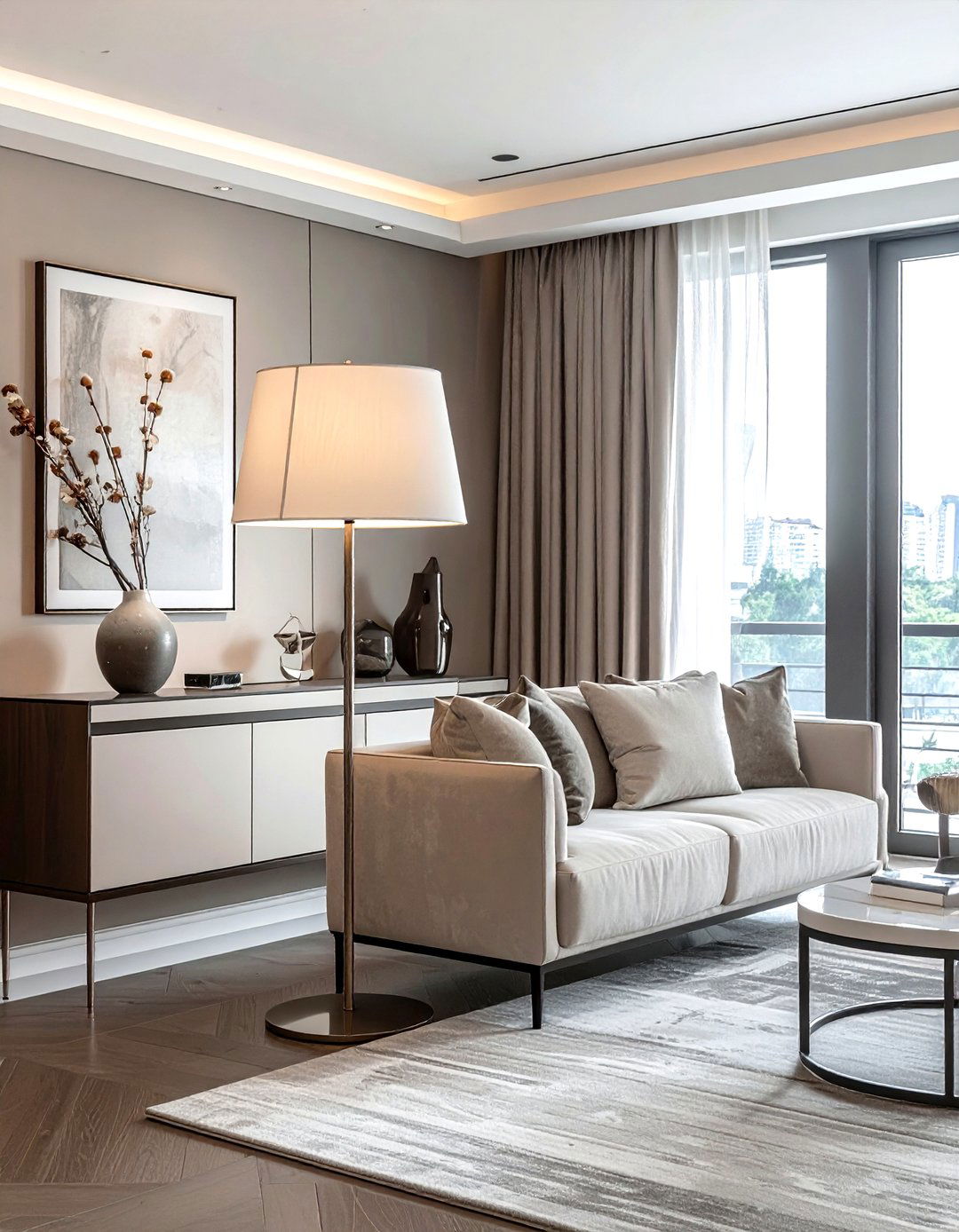 Tapered Shade Table Lamp - 30 living room table lamps