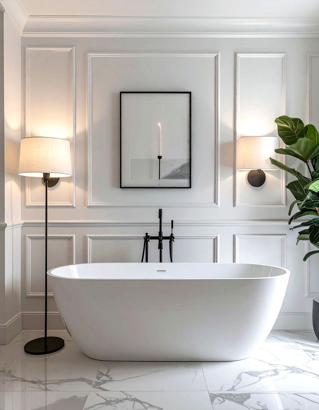 Tapered candle sconce - 30 bathroom sconce ideas