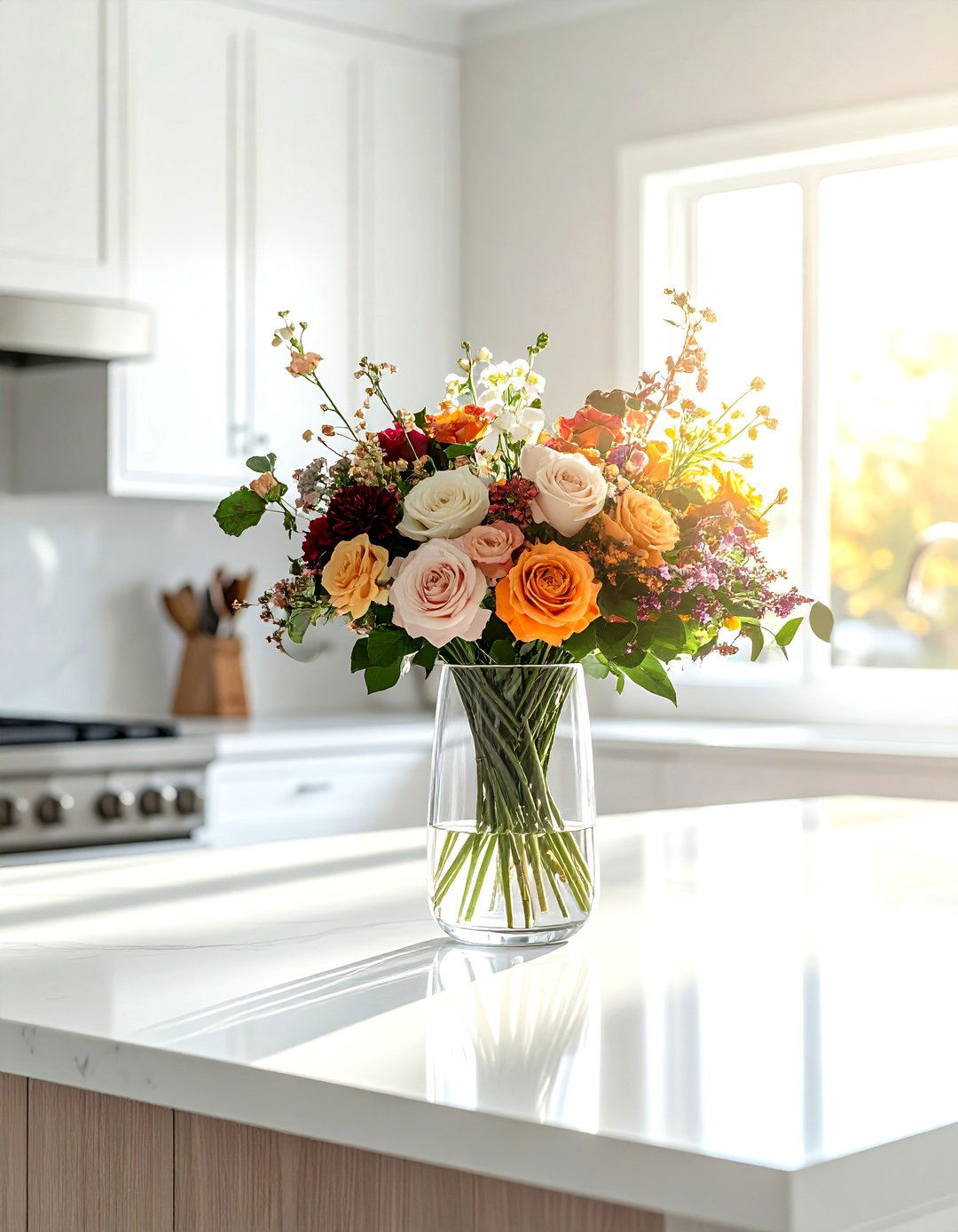 Tapered glass vase - 30 glass vase ideas