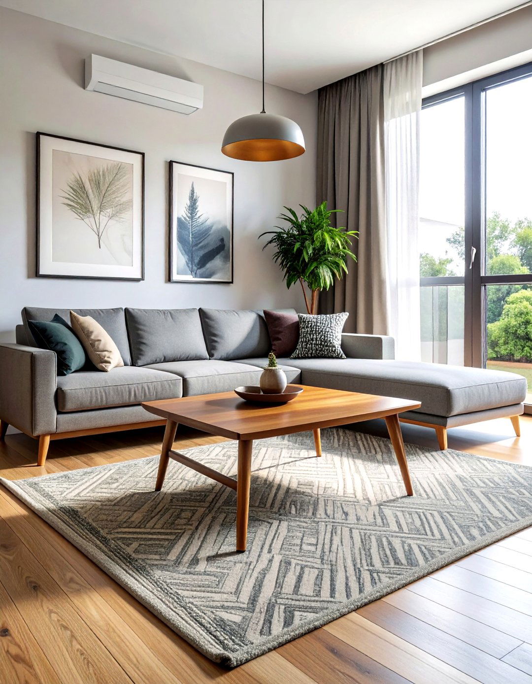 Tapered leg coffee table - 30 mid-century modern decor ideas
