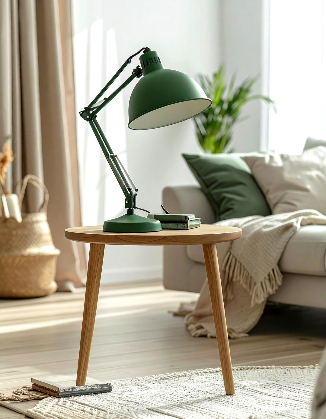 Task Table Lamp - 30 living room task lighting ideas