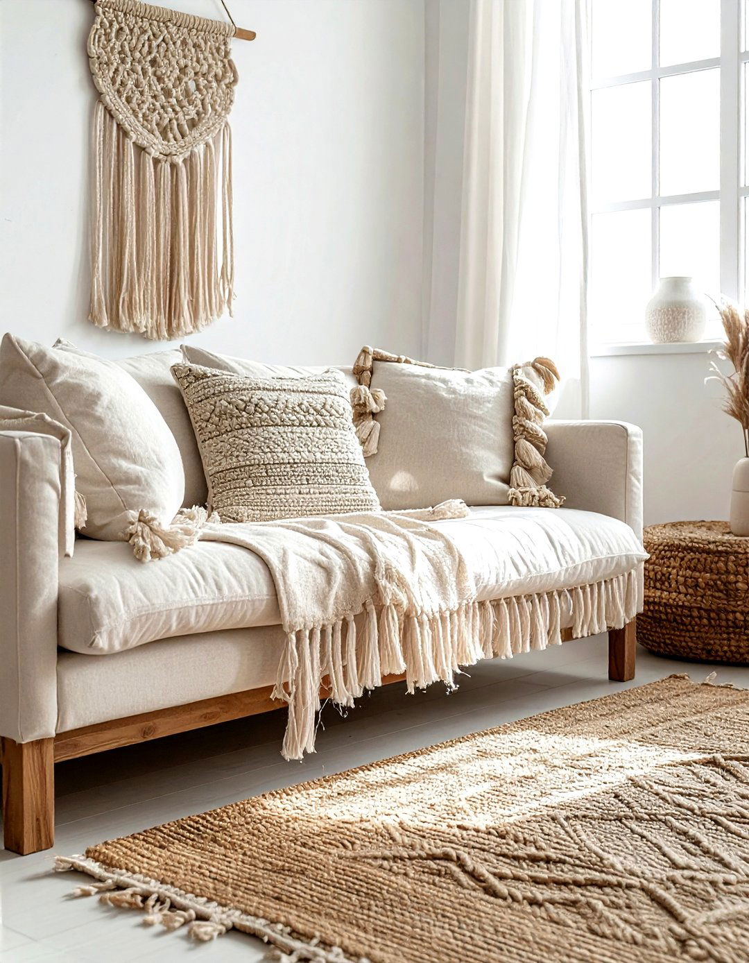 Tassel Throw Pillow - 30 DIY decor ideas