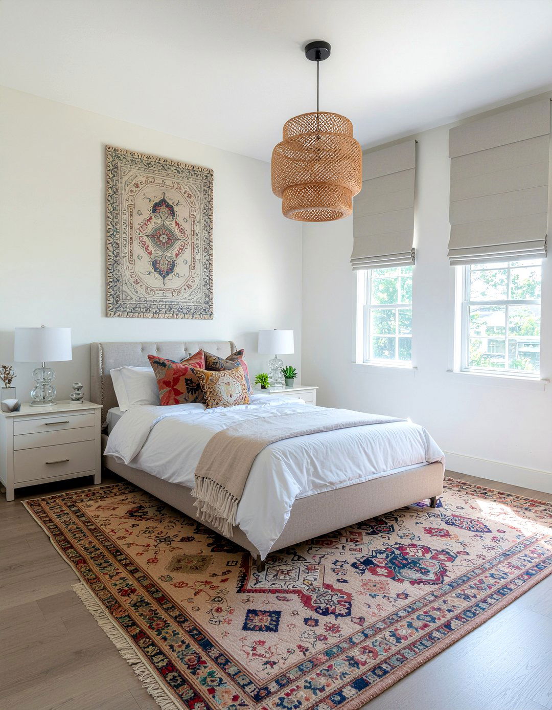 Tassel roman shades - 30 bedroom roman shades