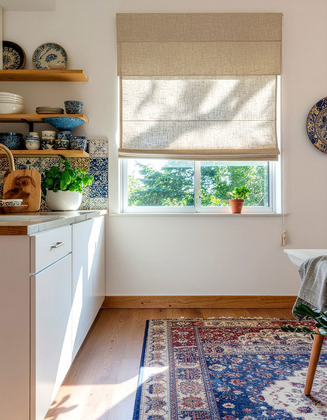 Tasseled Cafe Curtain - 30 kitchen cafe curtain ideas