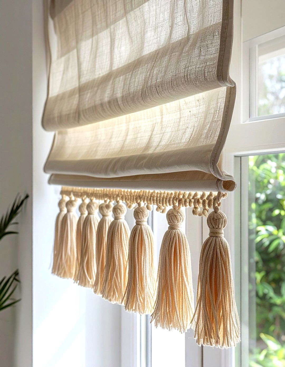 Tasseled Valance - 30 valance ideas